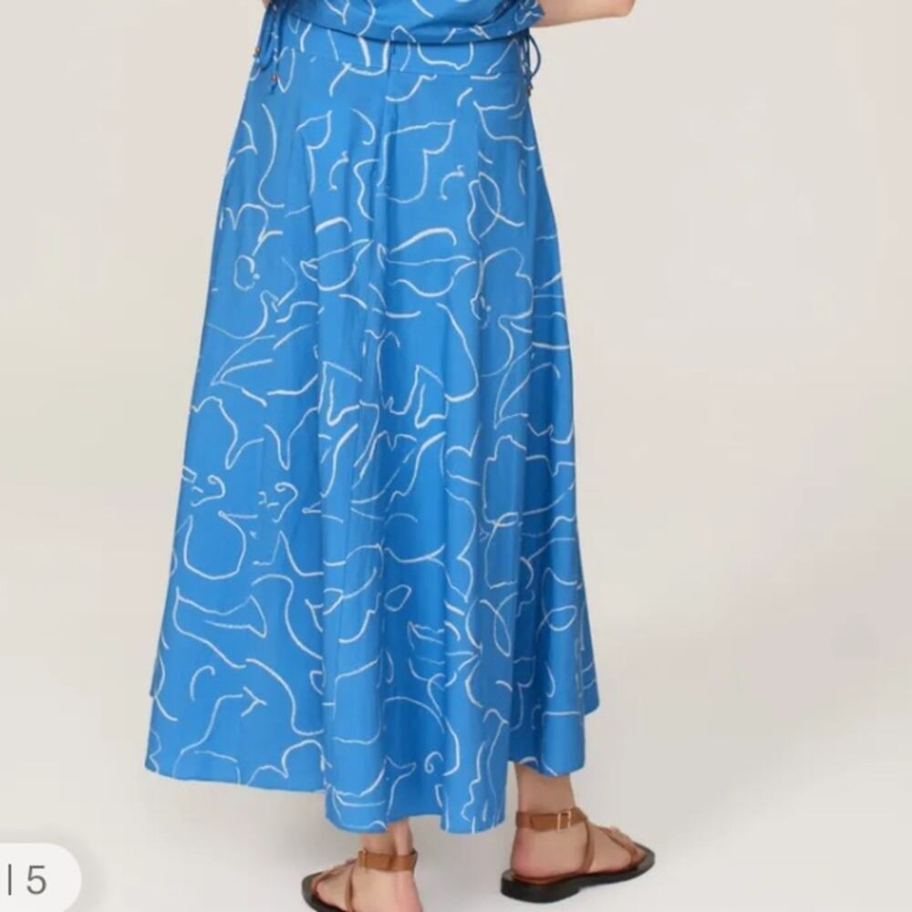 Madewell Signature Poplin Maxi Skirt Size 4 - Picture 2 of 12